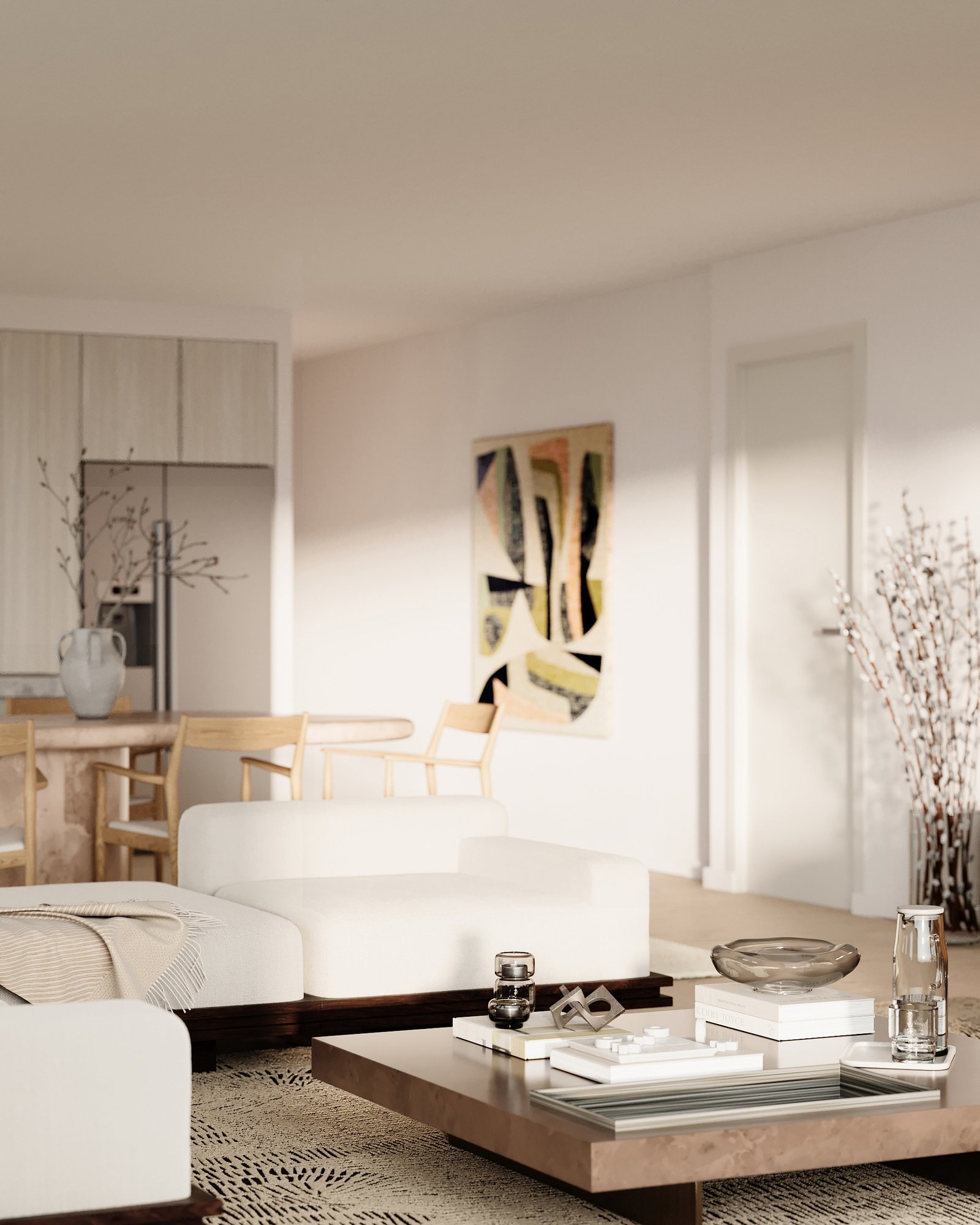 Light-filled Living area