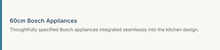 SS interior Bosch Appliances