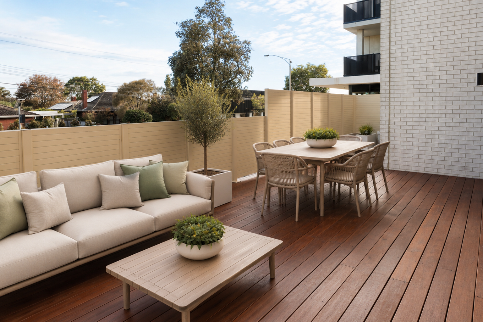 Townhouses Seamless Indoor and Outdoor